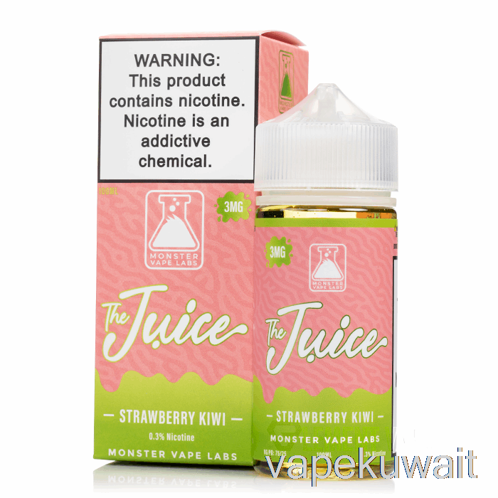 الفراولة والكيوي - العصير - 100 مل 0 ملغ Vape Pod Kits